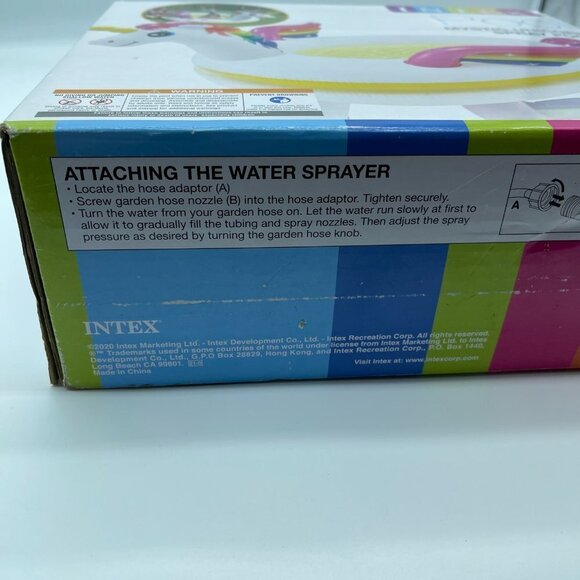 Intex Pool Mystic Unicorn Spray Pool New In Box 2+ Years - Picture 8 of 8